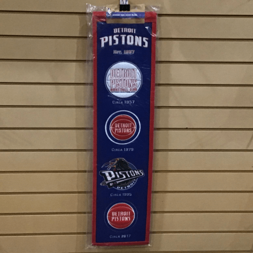 Detroit Pistons basketball pennant
