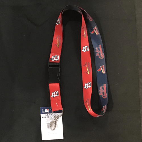 Shop for and Buy St Louis Cardinals Logo Lanyard Keychain at