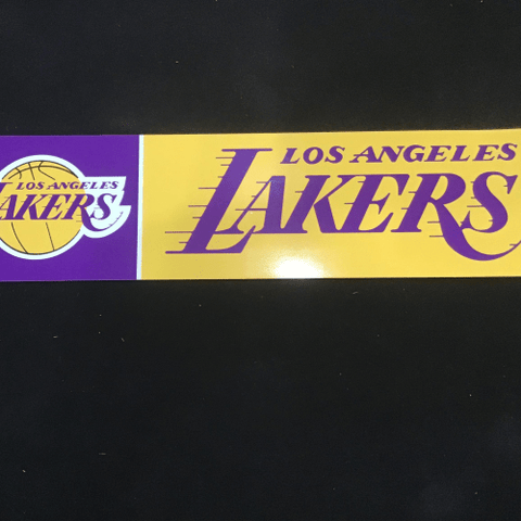 Bumper Sticker - Basketball - LA Lakers