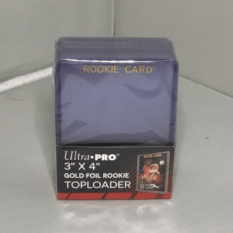 UltraPro 3" x 4" Gold Foil Rookie Toploader (35pt)