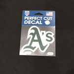 4x4 Decal - Baseball - Oakland Athletics