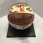 University of Arizona Wildcats - 1990/91 Team Autographed Basketball - JSA BB59881