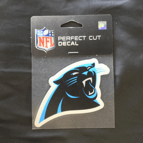 4x4 Decal - Football - Carolina Panthers