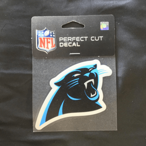 Carolina Panthers Decal 4x4 Perfect Cut Color