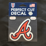 4x4 Decal - Baseball - Atlanta Braves