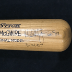 Mark McGwire - Autographed Bat - Oakland A’s JSA BB59776