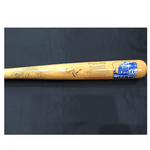 Ernie Banks and Andre Dawson - Autographed Bat - Chicago Cubs JSA 94906