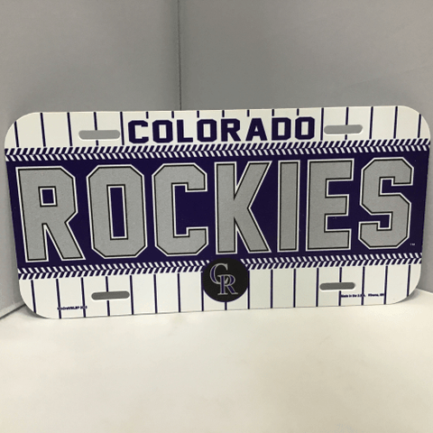 Team License Plate - Baseball - Colorado Rockies 2