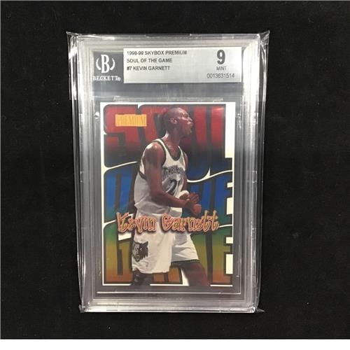 1998-99 Skybox Premium Soul of the Game #7 Kevin Garnett - Graded - Beckett  9