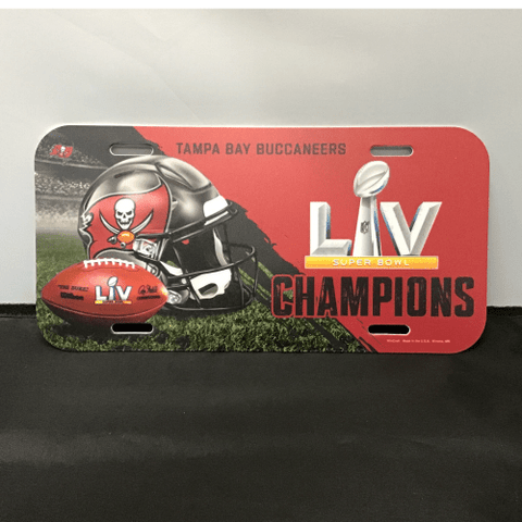 License Plate - Football - Tampa Bay Buccaneers Super Bowl Champions