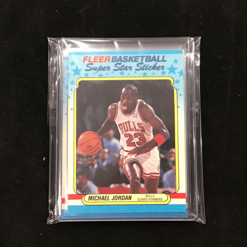 1988-89 Fleer Super Star Stickers Basketball Complete Set 1-11