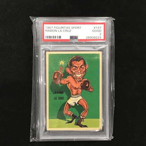 1967 Crack Figuritas Sport #147 Ramon La Cruz - Graded Card - PSA 2 Good 28909223