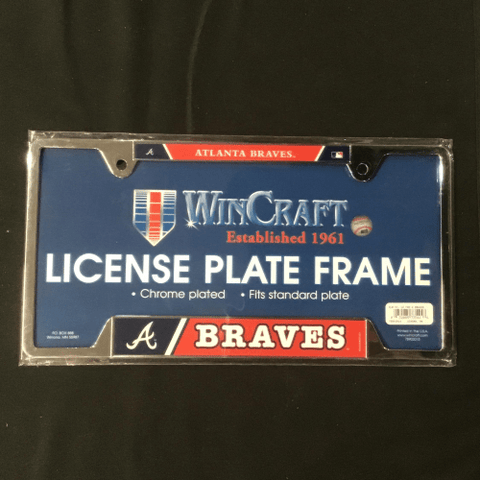 License Plate Frame - Baseball - Atlanta Braves