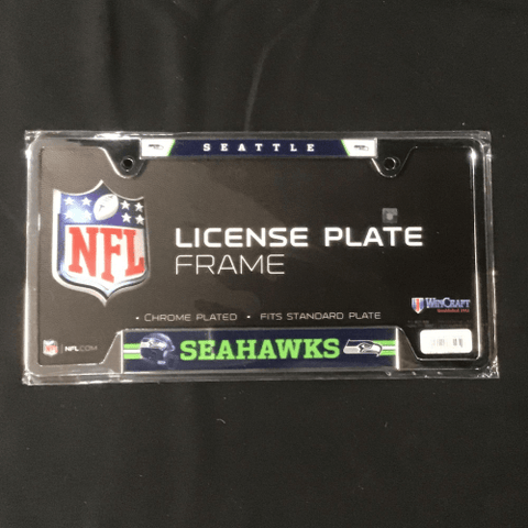 License Plate Frame - Football - Seattle Seahawks