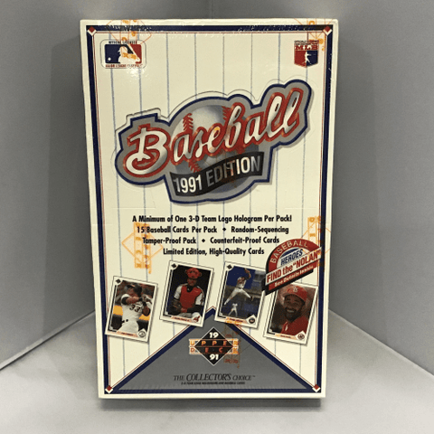 1991 Upper Deck - Baseball - Hobby Box