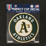 8x8 Decal - Baseball - Oakland Athletics