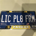 License Plate Frame - Baseball - San Diego Padres