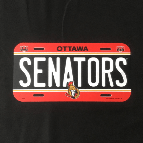 License Plate - Hockey - Ottawa Senators