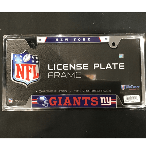 License Plate Frame - Football - New York Giants