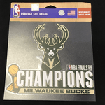 8x8 Decal - Basketball - Milwaukee Bucks - 2021 NBA Finals Champions