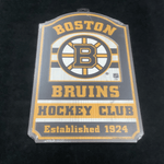Boston Bruins - Wood Sign - Hockey