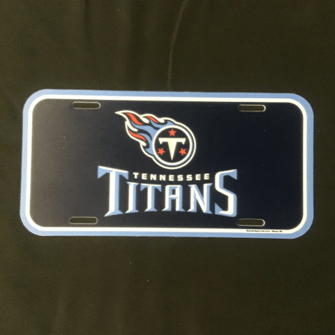 License Plate - Football - Tennessee Titans