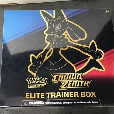 2023 Pokémon crown zenith elite trainer box