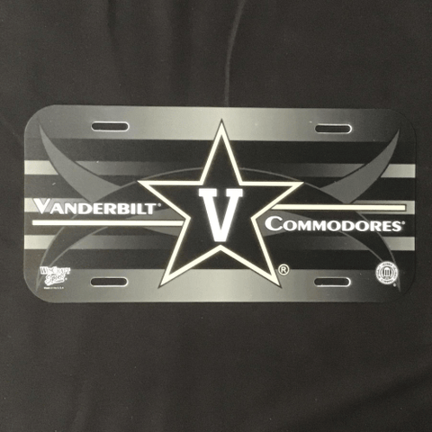 License Plate - College - Vanderbilt Commodores