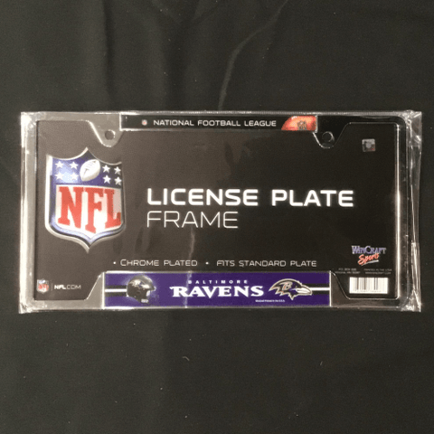 License Plate Frame - Football - Baltimore Ravens