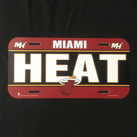 License Plate - Basketball - Miami Heat
