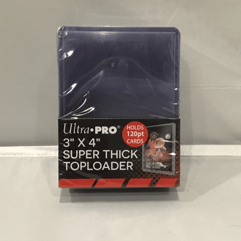 UltraPro 3" x 4" Super Thick Toploader (120pt)