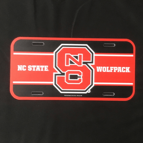 License Plate - College - NC State Wolfpack