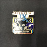 Super Bowl IX Pittsburgh Steelers v. Minnesota Vikings - Football - Pin