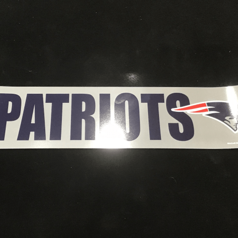 Bumper Sticker - Football - New England Patriots