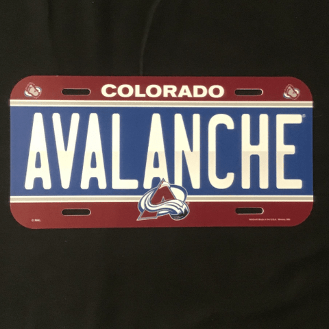 License Plate - Hockey - Colorado Avalanche