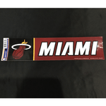 Bumper Sticker - Basketball - Miami Heat