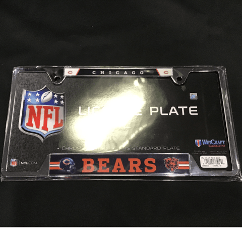 License Plate Frame - Football - Chicago Bears