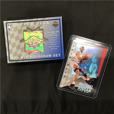 1992-93 Upper Deck NBA MVP Hologram Set - Basketball - Complete Set 1-36 In Box