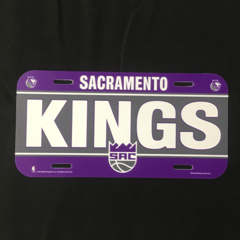License Plate - Basketball - Sacramento Kings