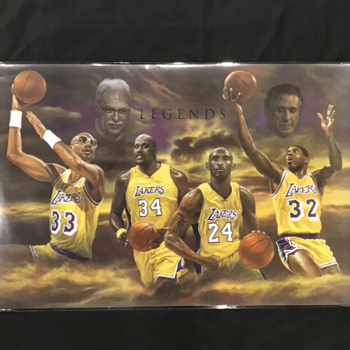 LeBron James Showtime 6 Los Angeles Lakers Official NBA Poster - Cos –  Sports Poster Warehouse