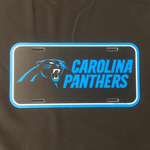 License Plate - Football - Carolina Panthers