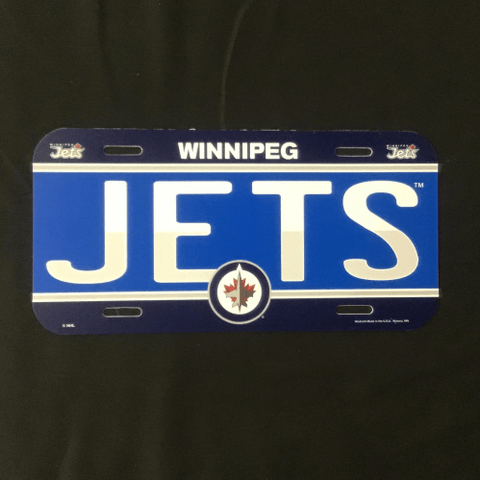 License Plate - Hockey - Winnipeg Jets