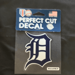 4x4 Decal - Baseball - Detroit Tigers