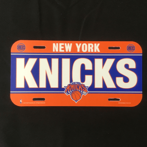 License Plate - Basketball - New York Knicks