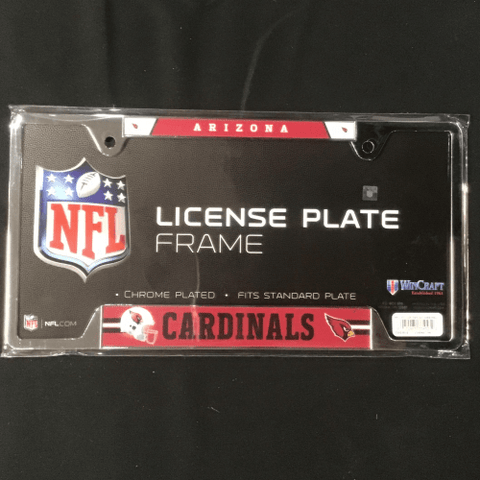 License Plate Frame - Football - Arizona Cardinals