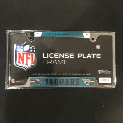 License Plate Frame - Football - Jacksonville Jaguars