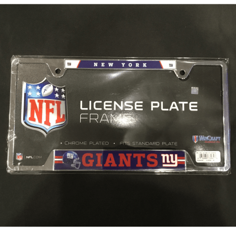 License Plate Frame - Football - NY Giants