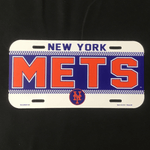 License Plate - Baseball - New York Mets