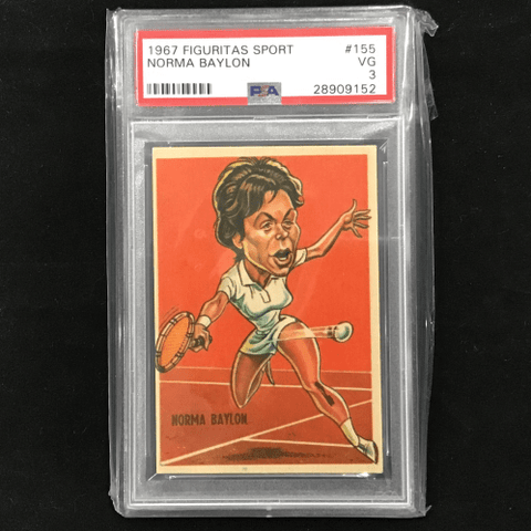 1967 Crack Figuritas Sport #155 Norma Baylon - Graded Card - PSA 3 VG 28909152