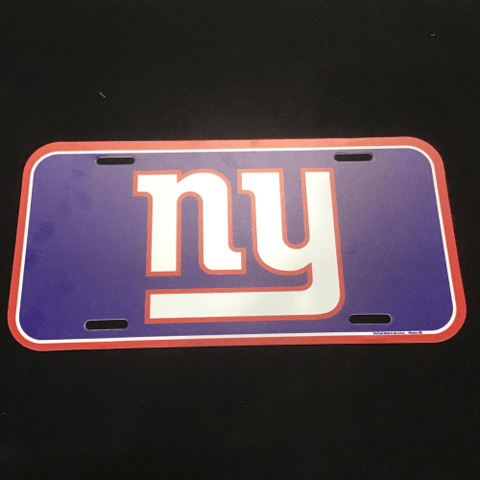 License Plate - Football - New York Giants